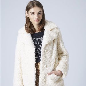 Topshop Jackets & Coats - Topshop Teddy Fur Coat Topshop Jackets & Coats - Topshop Teddy Fur Coat