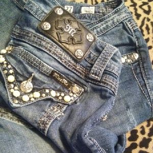 Miss me jeans size 27" and 34 legnth