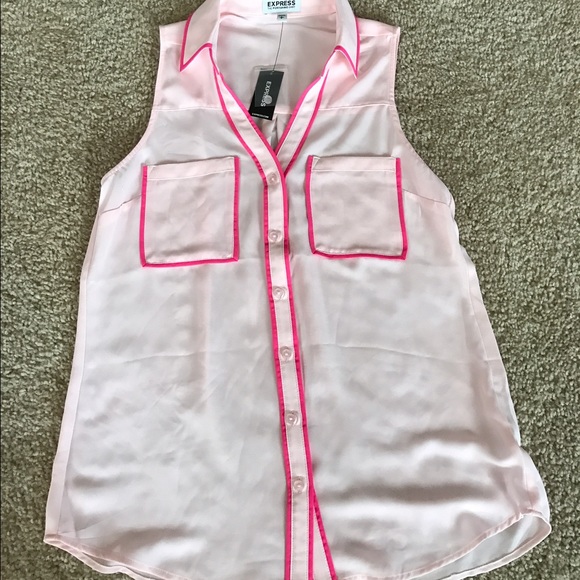 Express sleeveless portofino shirt, nwt