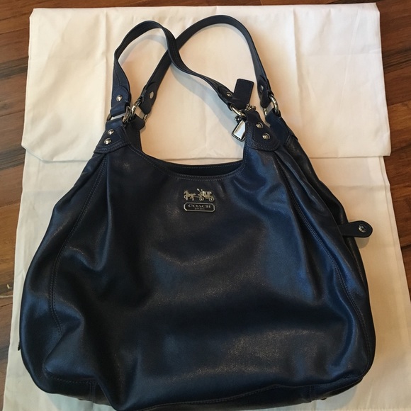 Navy Coach handbag