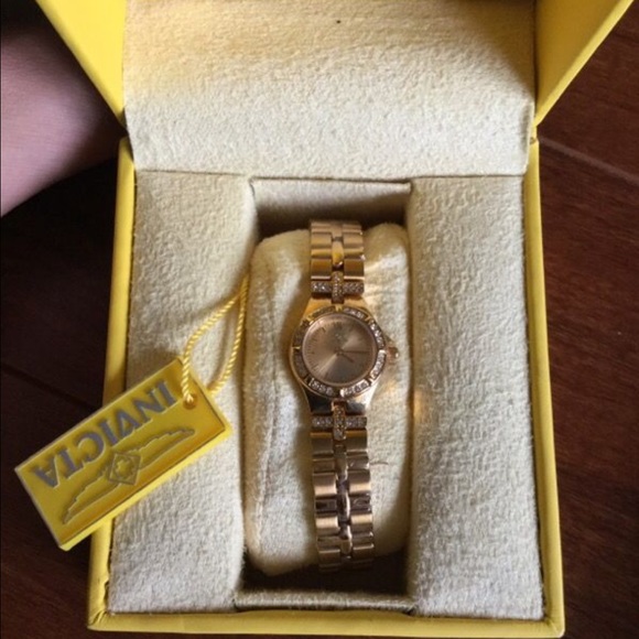 Invicta Brand new watch gold plated. Never used.