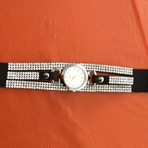 Ladies Rhinestone  Bracelet Quartz wristwatch.