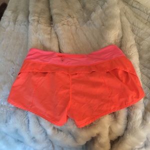 lululemon speed shorts