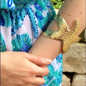 Lilly Pulitzer for Target Gold Starfish Cuff
