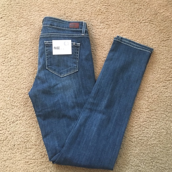Paige skyline skinny mid rise