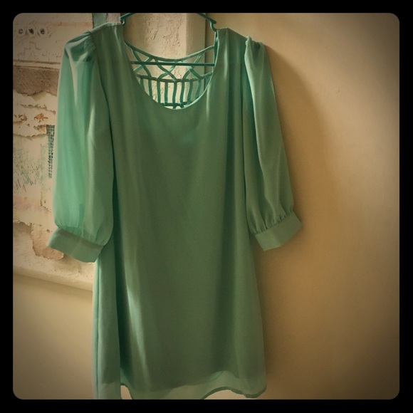 Robbin egg blue dress