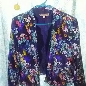 Floral blazer