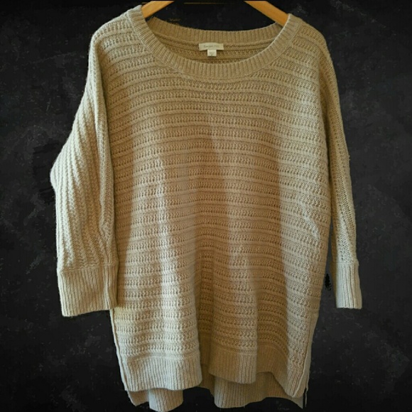 NWOT chunky lambswool/ angora sweater M