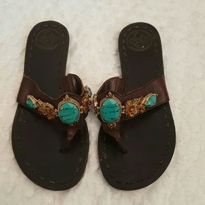 BCBGENERATION Leather Thongs size 7.5