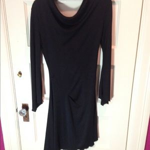 Asymmetric black dress