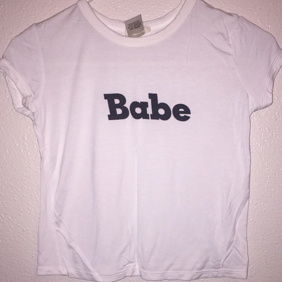 Wet Seal Babe crop top.