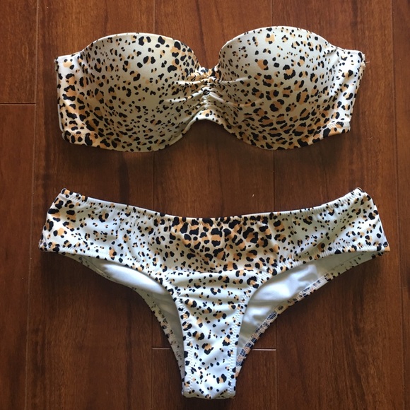 Leopard print bikini