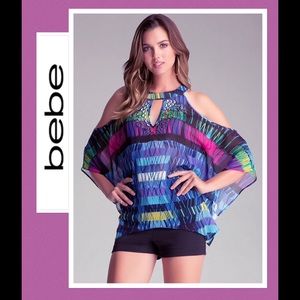 Bebe Cold Shoulder Top - NWOT