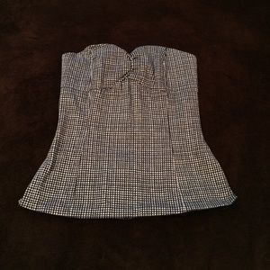 White House Black Market strapless top