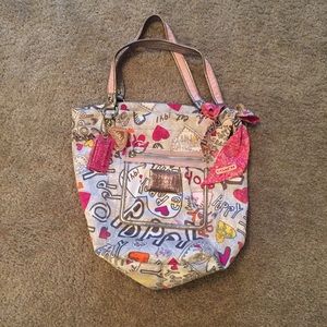 Limited edition Coach Poppy purse