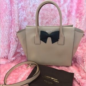 Kate Spade Tan Hanover Street Charee Bow Bag