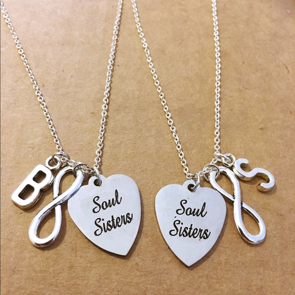 Two soul sisters silver charm necklaces - Picture 3 of 3