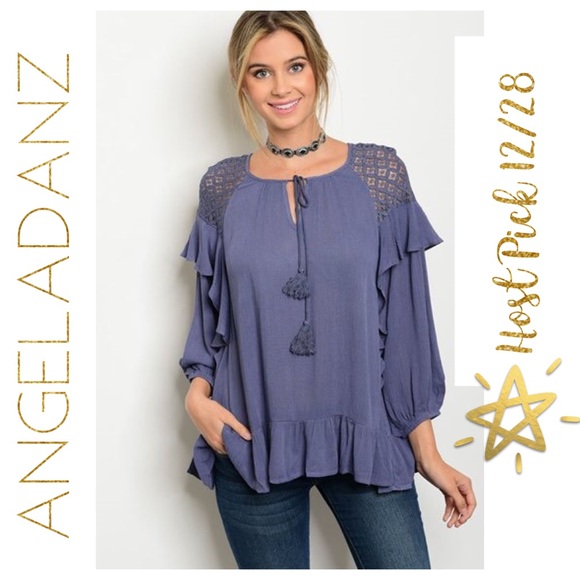 🎉Host Pick 12/28🎉 Crochet Detail Top