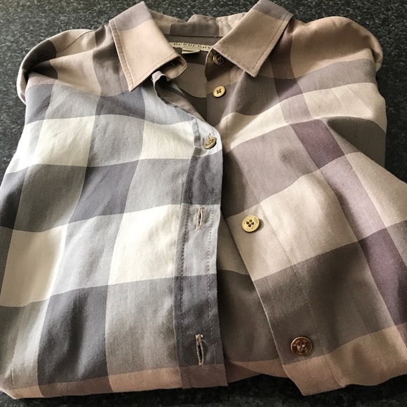Burberry Tops - Burberry long sleeve blouse