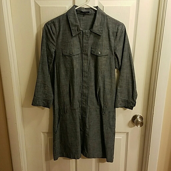 Theory Denim Shirt Dress