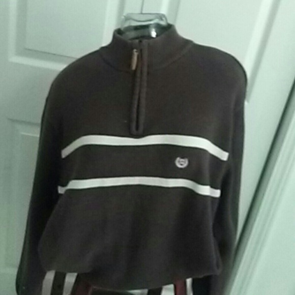 Dark brown with 2 tan strips