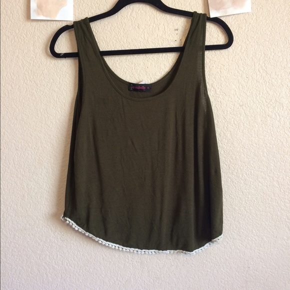 Olive Green Top