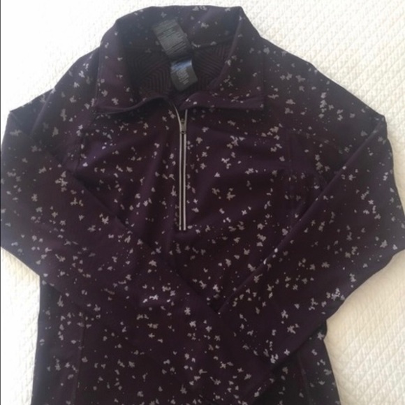 Under armour 1/4 zip large purple