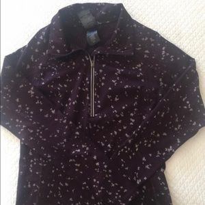 Under armour 1/4 zip large purple