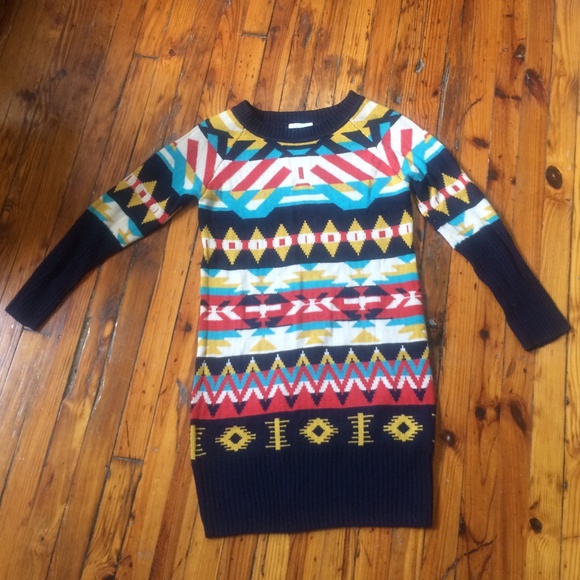 Jessica Simpson Navajo Sweater Dress 😻