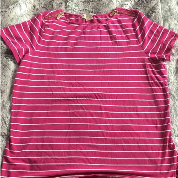Michael Kors Zipped Shoulder Tee