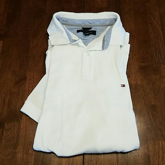 Tommy Hilfiger XL white polo
