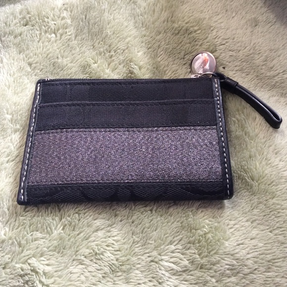authentic black coach wallet - Picture 1 of 4