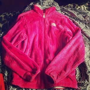 Pink Zip Up North Face