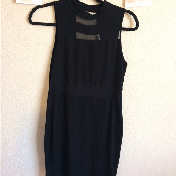 Black Mesh Dress