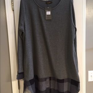 Charcoal tunic - new with tags