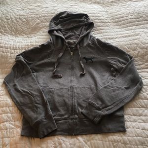 PINK zip-up sweatshirt