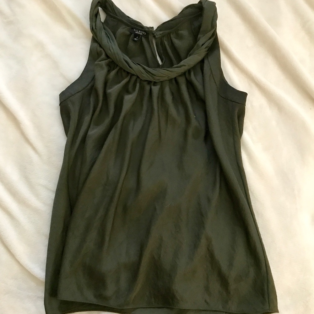 Olive green blouse