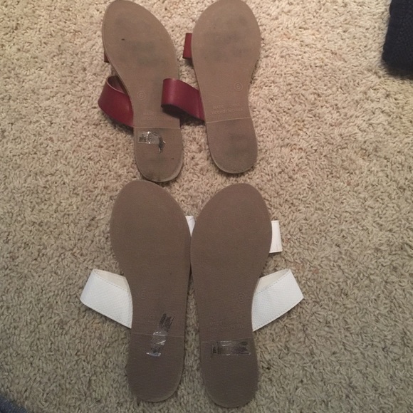Old Navy slide ons- Brown & white like new! - Picture 2 of 2