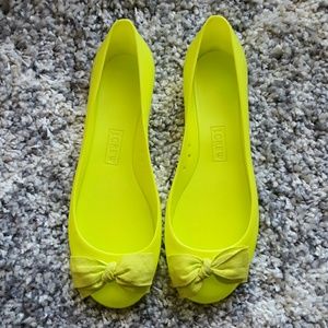 J. Crew rain flats