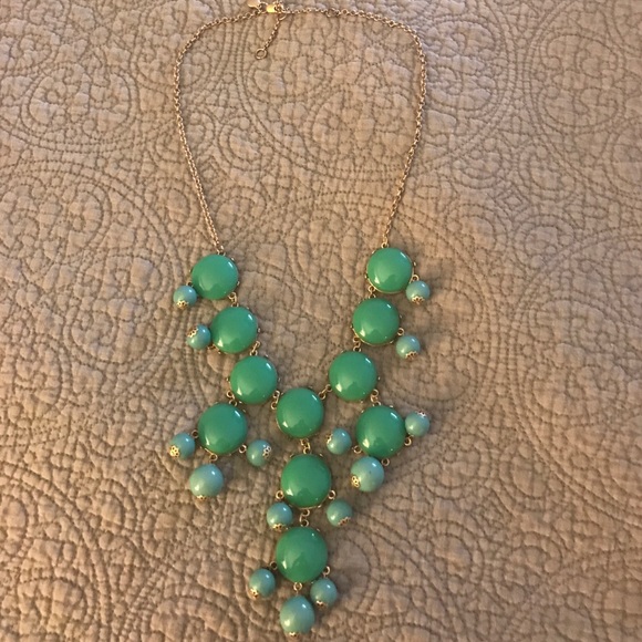 Jcrew Turquoise Bauble Necklace