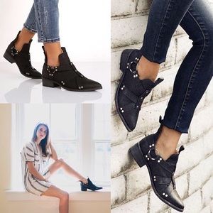 Ankle harness boots
