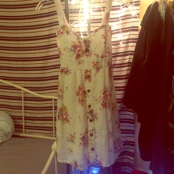 Off white Floral Dress