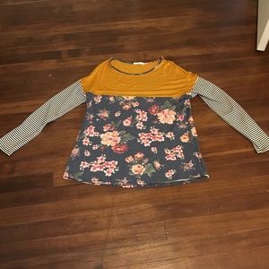 Brand New Multi Pattern Shirt