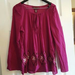 Jones Wear Peasant Top. XL