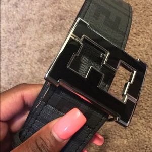 Black fendi belt size 36-38