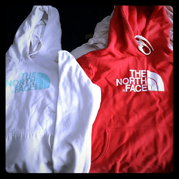 TWO North Face sweater Girls Large