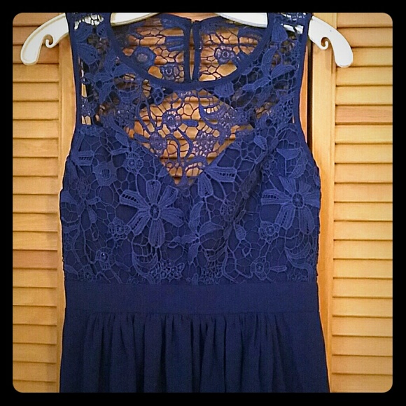 Long open back dress
