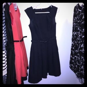 Primark Navy Blue Fit and Flare work dress