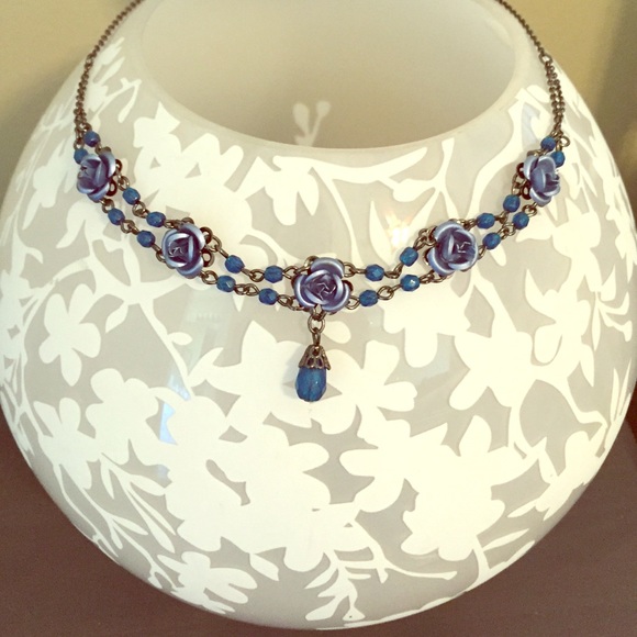 Lovely blue necklace