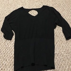 Black dolman sweater